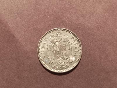 Mince 1 peseta, Španělsko, r.1966