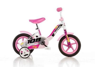 Dino 108L růžová 10 dětské kolo