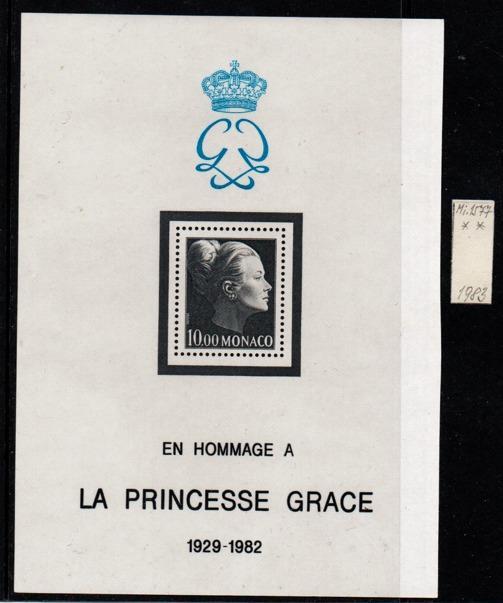 Monako-1983 La Princesse Grace Mi. 1577** - Známky
