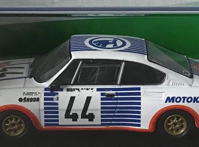 Abrex Škoda 130 RS (1977) Rallye Monte-Carlo #44 Vada potisku! - Modely automobilů