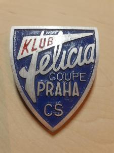 Felicia coupé klub Praha - konvolut tří historických plaket