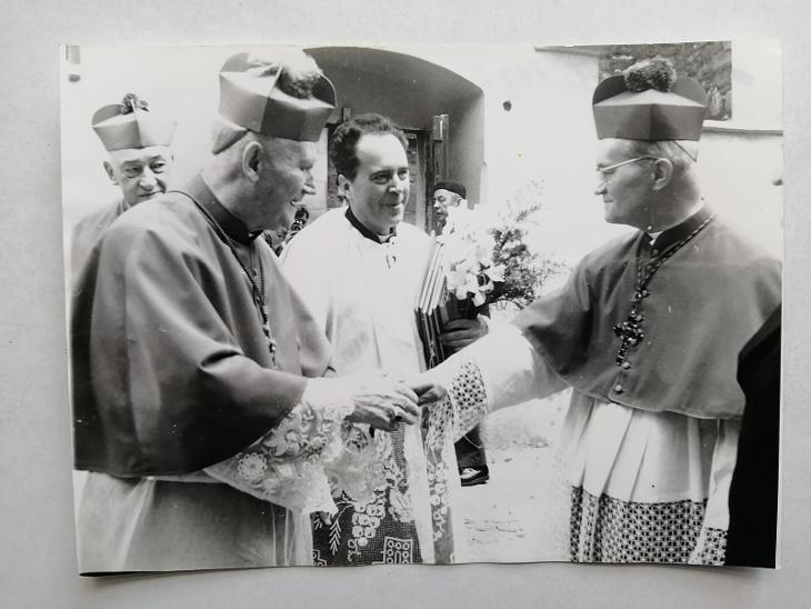 Kardinál Tomášek Fr. - Brno Petrov 30.6.1971 - Starožitnosti a umění