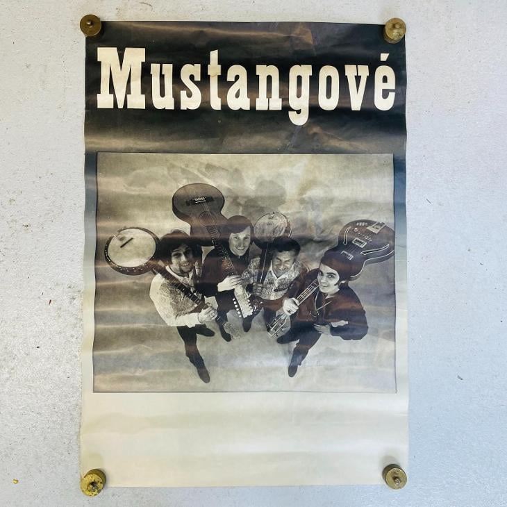 U6558 - PLAKÁT MUSTANGOVÉ    - Staré plakáty