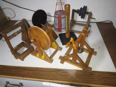 Konvolut starých dřevěných modelů 