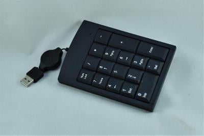 Numerická klávesnice, rolovací USB