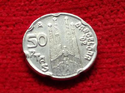 Spanelsko 50 pesetas 1992