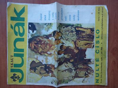 Skaut - Junák....Nulté číslo...1.vydání , Praha , 1968