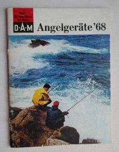 starý KATALOG  "D.A.M." 1968 !!!  Rybářské potřeby  č.2