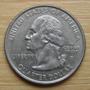 Mince USA - 1/4 dolar 2000 D "NEW HAMPSHIRE 1788"; stav viz fota