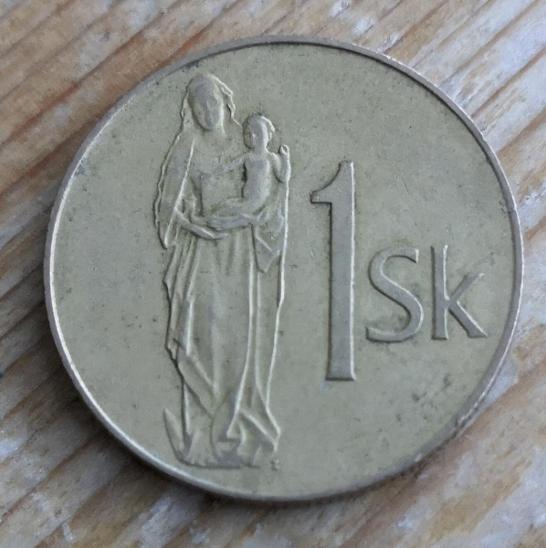 SLOVENSKO 1 SK 1993 VF - Slovensko numismatika
