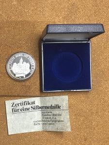 1983 Stříbrná medaile Dr. Martin Luther 15g ; Zásilkovna v cene