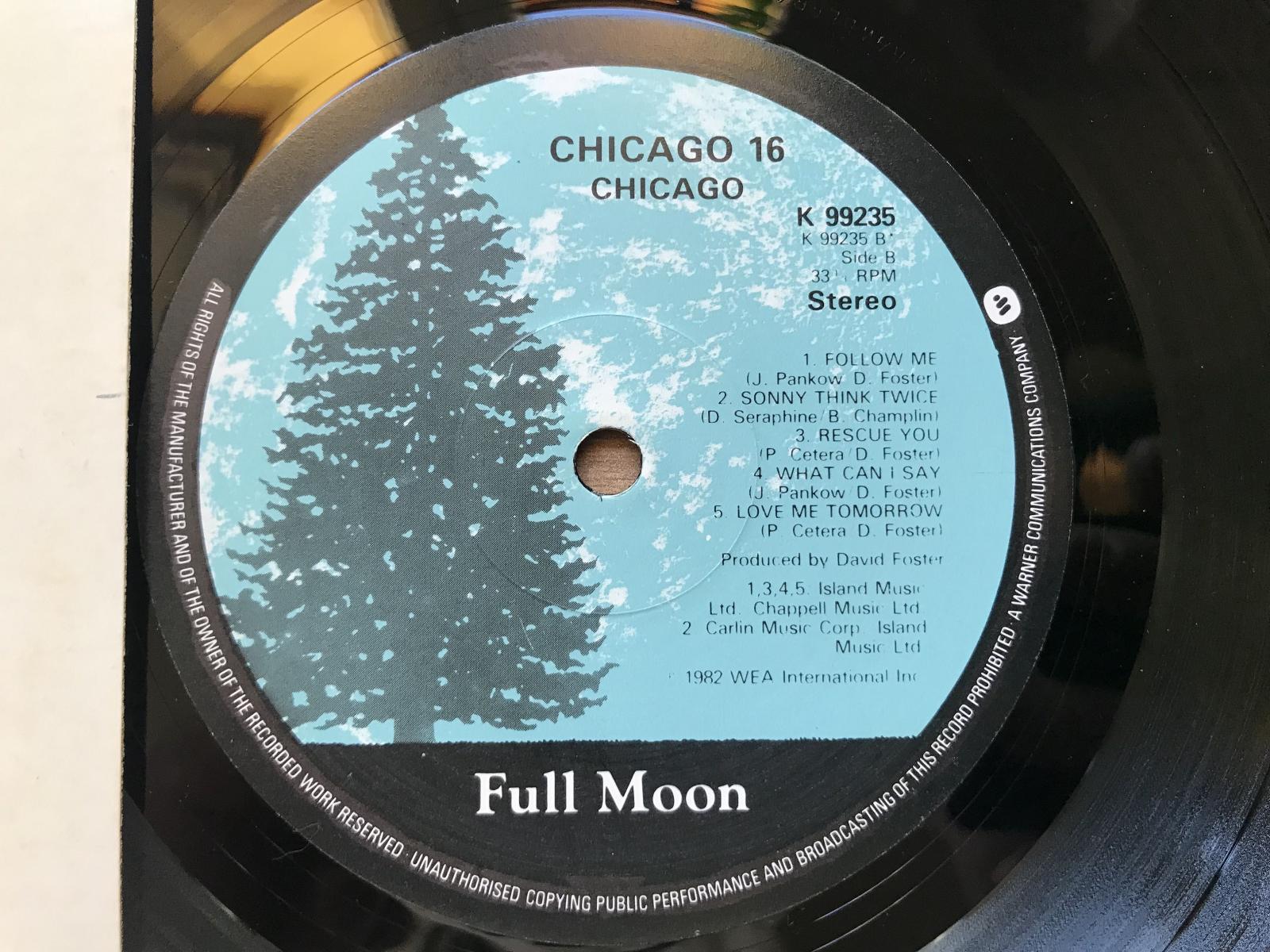 CHICAGO 16 UK EX- 1982 - LP / Vinylové desky