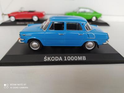 Osobní vůz - Škoda 1000 MB  1:43  ROZBALENO