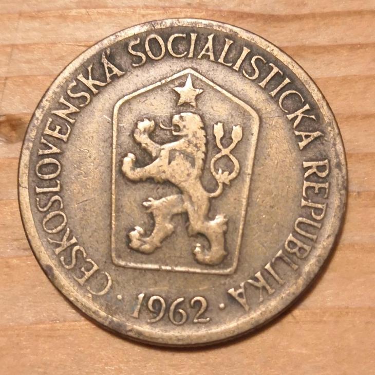 ČESKOSLOVENSKO 1 KČS 1962  F - Numismatika Česko