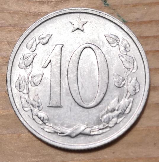 ČESKOSLOVENSKO 10 HALÉŘ 1971 VF-XF - Numismatika Česko