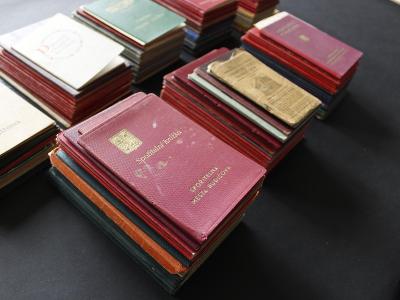 Sbírka vkladní a spořitelní knížky, pod rok 1930 49kč/ks, 188ks 