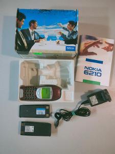 !!!Nokia 6210!!! Krabicovka, návod, nabíječka, baterie