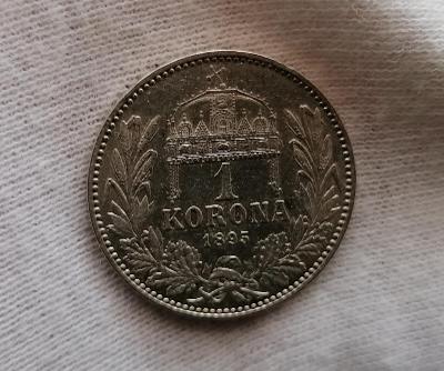 1 korona 1895 KB, mincovna Kremnice, František Josef I.