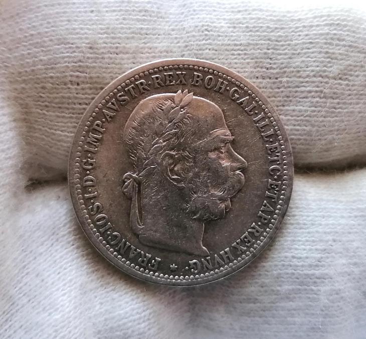 1 koruna 1900 bz, mincovna Vídeň, František Josef I. - Rakousko-Uhersko numismatika