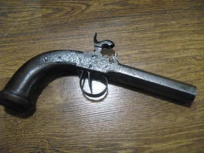 Perkusná pištolka cal. 13,5mm, cca 1840-50