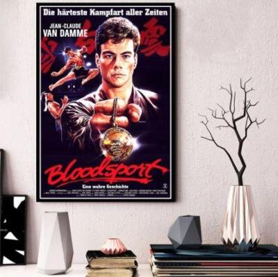 Krvavý sport - plakát na plátně 60 x 90 Jean Claude Van Damme Karate