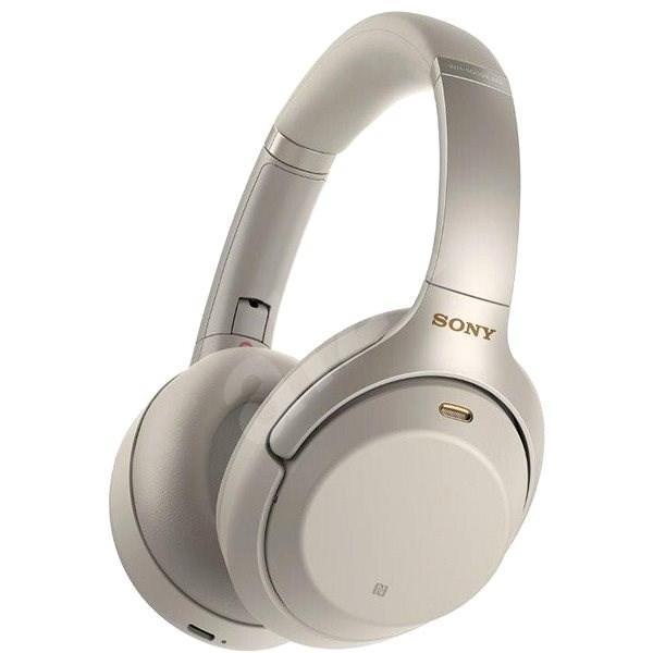 Bezdrátová sluchátka Sony Hi-Res WH-1000XM3, platinově stříbrná 2018 - Sluchátka, mikrofony
