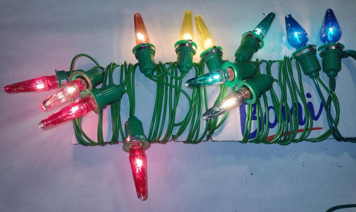 Vánoční elektrické svíčky Žárovka červená
