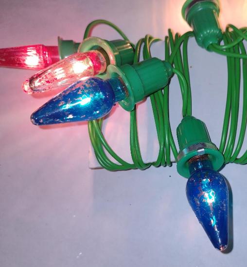 Vánoční elektrické svíčky Žárovka modrá Plamen Originál Tesla