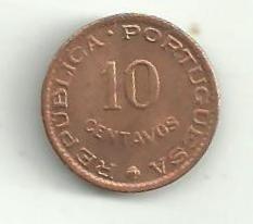 10 Centů Portugalská  Indie 1959 / vyhledávaná