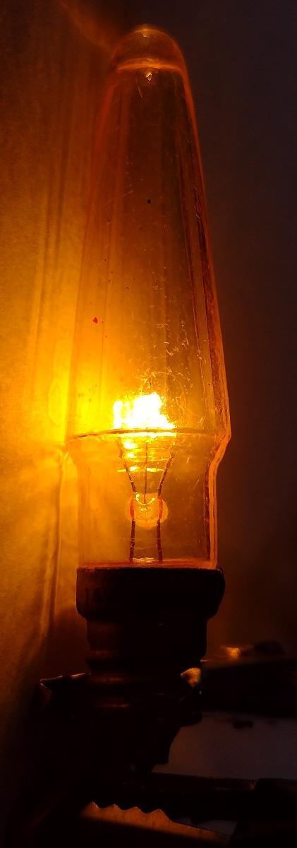 Vánoční elektrické svíčky Žárovka žlutá - Starožitné vánoční ozdoby