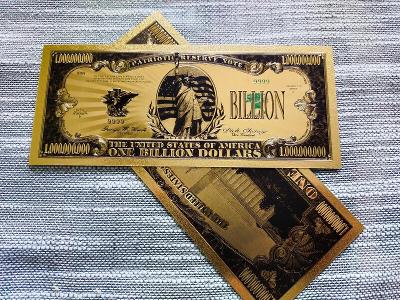 1ks - Dolarová polymerová bankovka hodnoty 1. Bilionů 