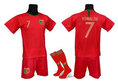 Fotbalový dres komplet = CRISTIANO RONALDO = PORTUGALSKO = vel. 140cm