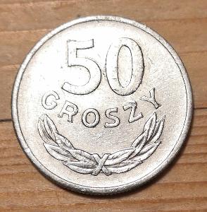 POLSKO 50 GROSZY 1949 VF
