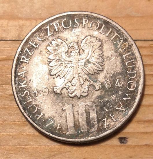 POLSKO 10 ZLOTYCH 1984 F - Evropa numismatika