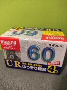 Maxell UR 60 - 4 kusy,japonský trh.