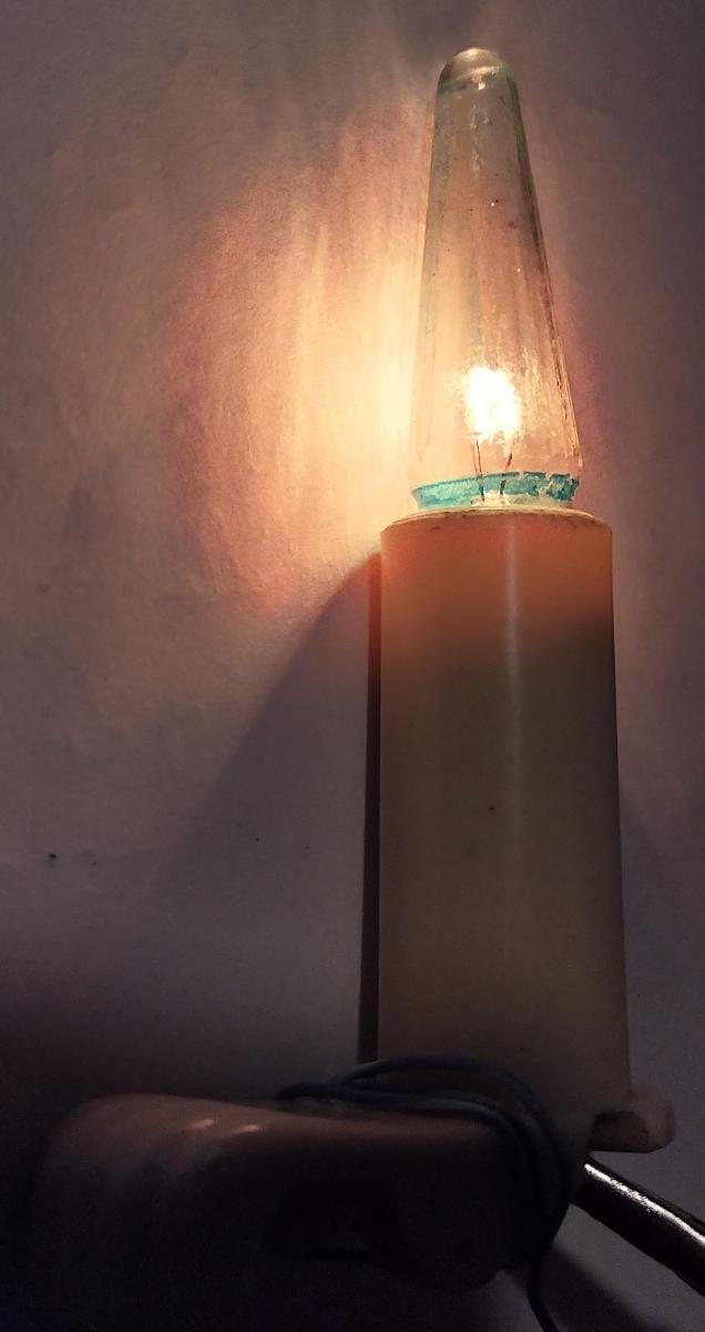 Vánoční elektrické svíčky Žárovka čirá