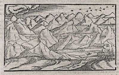 Helvetia Schweiz, Münster S., dřevořez , (1580)