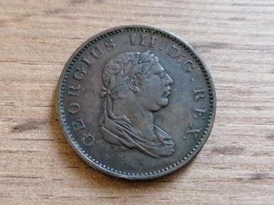 1813 mince Britská Guyana 1/2 Stiver Essequebo Demarary Jižní Amerika
