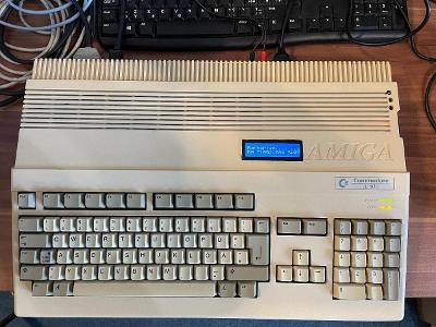 Funkční Amiga 500, zdroj, 1MB, joy, myš, SD HxC emulator, horní kryt