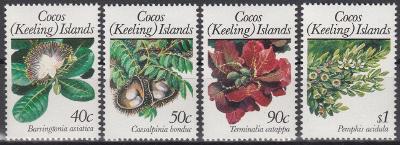 Kokosové ostrovy ** Mi.209-212 Rostliny