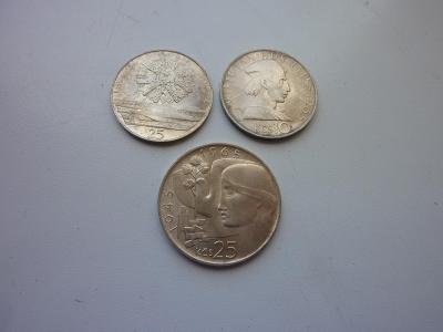 České stříbrné mince