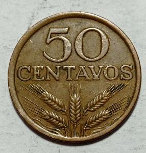 Portugalsko 50 centavos 1974 KM# 596