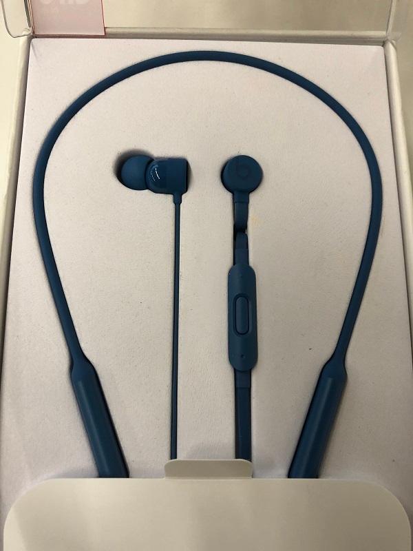 Nefunkční a pouze pro podnikatele: Bezdrátová sluchátka BeatsX - modrá - Sluchátka, mikrofony