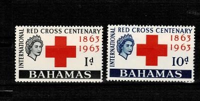 Bahamas 1963 Mi 188/9** 100.let červeného kříže - Nr.z8