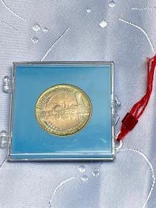 50 Kčs Železnice Břeclav - Brno 1839-1989 - stříbrná mince