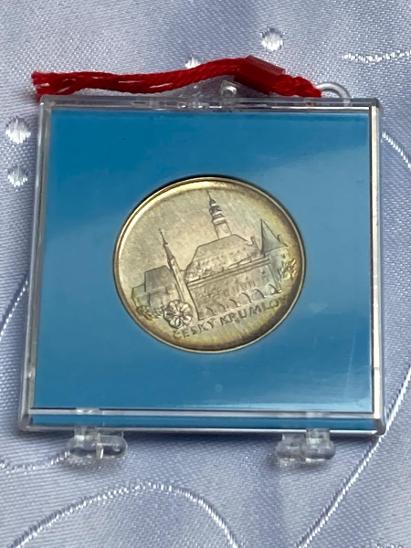 50 Kčs Český Krumlov 1986 - stříbrná mince - Numismatika Česko