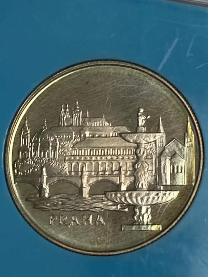 50 Kčs Praha 1986 - stříbrná mince