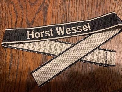 Rukávová páska - armelbande WAFFEN SS HORST WESSEL 