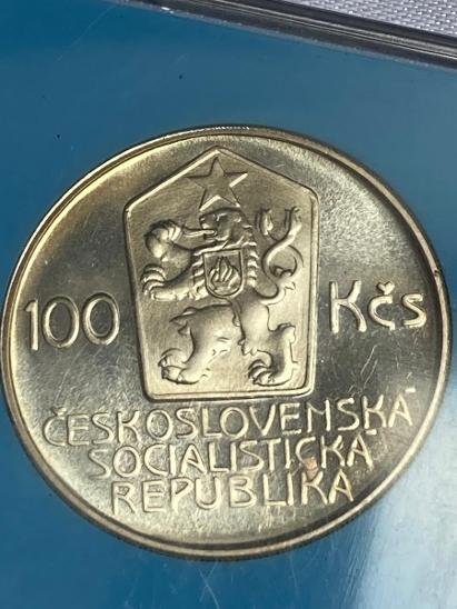 100 Kčs Karel Hynek Mácha 1836-1986 stříbrná mince - Numismatika Česko