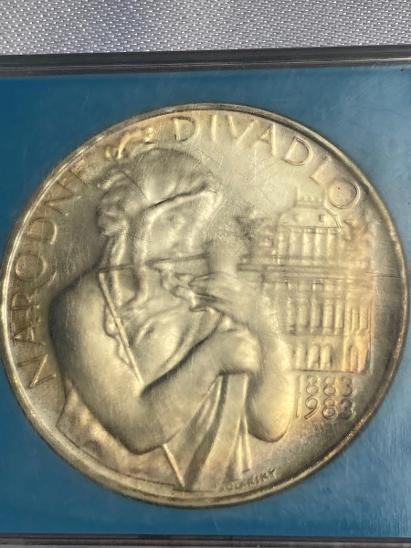 500 Kčs Národní divadlo 1883-1983 stříbrná mince